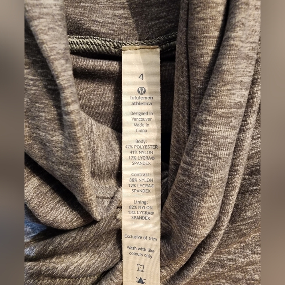 Lululemon Bhakti Double Zipper Yoga Jacket in Heather Slate Gray Women's Size 4 - Picture 4 of 9